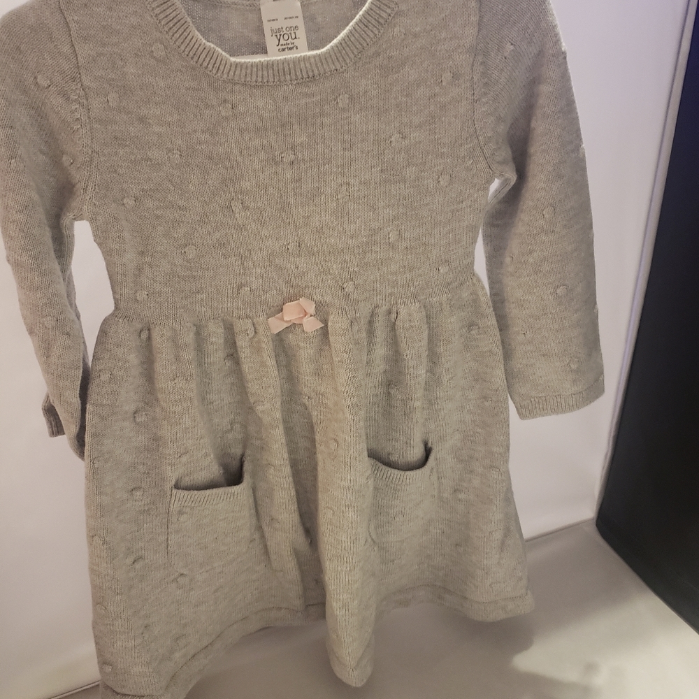 Carter's Dress Size 18 months in gray